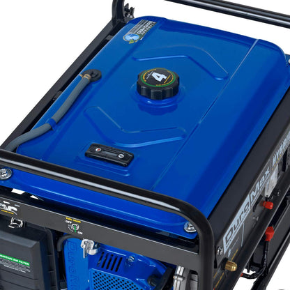 DuroMax XP4400EH Dual Fuel Portable Generator-4400 Watt Gas or Propane Powered with Electric Start