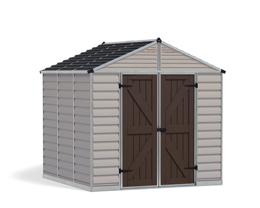 Palram - Canopia Skylight 8' x 8' Shed - Tan 8' x 8'