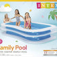 Intex Swim Center Family Inflatable Pool, 103" x 69" x 22", Ages 6+
