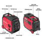 PowerSmart Portable Inverter Gas Generator 4500 Watt, RV Ready Outdoor Generator