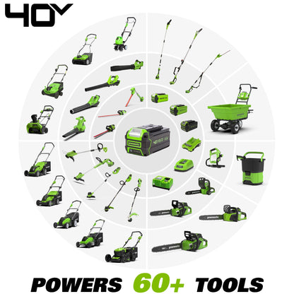 Déchaumeur/scarificateur Greenworks 40 V (2 en 1), outil uniquement Déchaumeur/scarificateur 40 V (outil uniquement) 