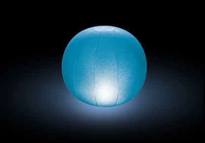 Intex Floating LED Inflatable Ball Light with Multi-Color Illumination, Battery Powered