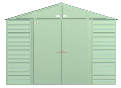 Arrow Shed Select Hangar de rangement extérieur verrouillable en acier, 10' x 12', vert sauge 