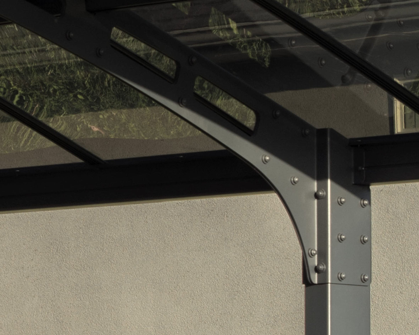 Palram - Canopia Arizona Breeze Double Carport - 19' x 16' x 9' - Gray/Bronze 19 x 16 x 9
