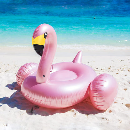 Jasonwell Gonflable Géant Flamant Rose Flotteur de Piscine avec Valves Rapides Summer Beach Piscine Floatie Lounge Flottant Radeau Décorations de Fête Jouets pour Adultes Enfants X-Large