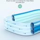 Inflatable Swimming Pool, Full-Sized Above Ground Pool, Ages 3+, 118" x 72.5" x 20"