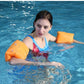 Topsung Floaties Inflatable Swim Arm Bands Rings Floats Tube Armlets for Kids and Adult _3 x Blue