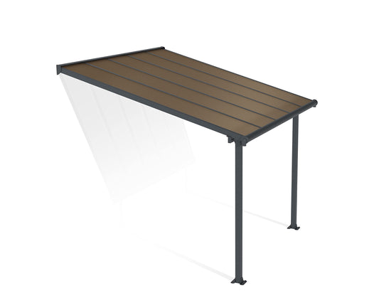 Palram - Canopia Olympia Patio Cover - 10' x 10' - Gray/Bronze 10’ x 10’