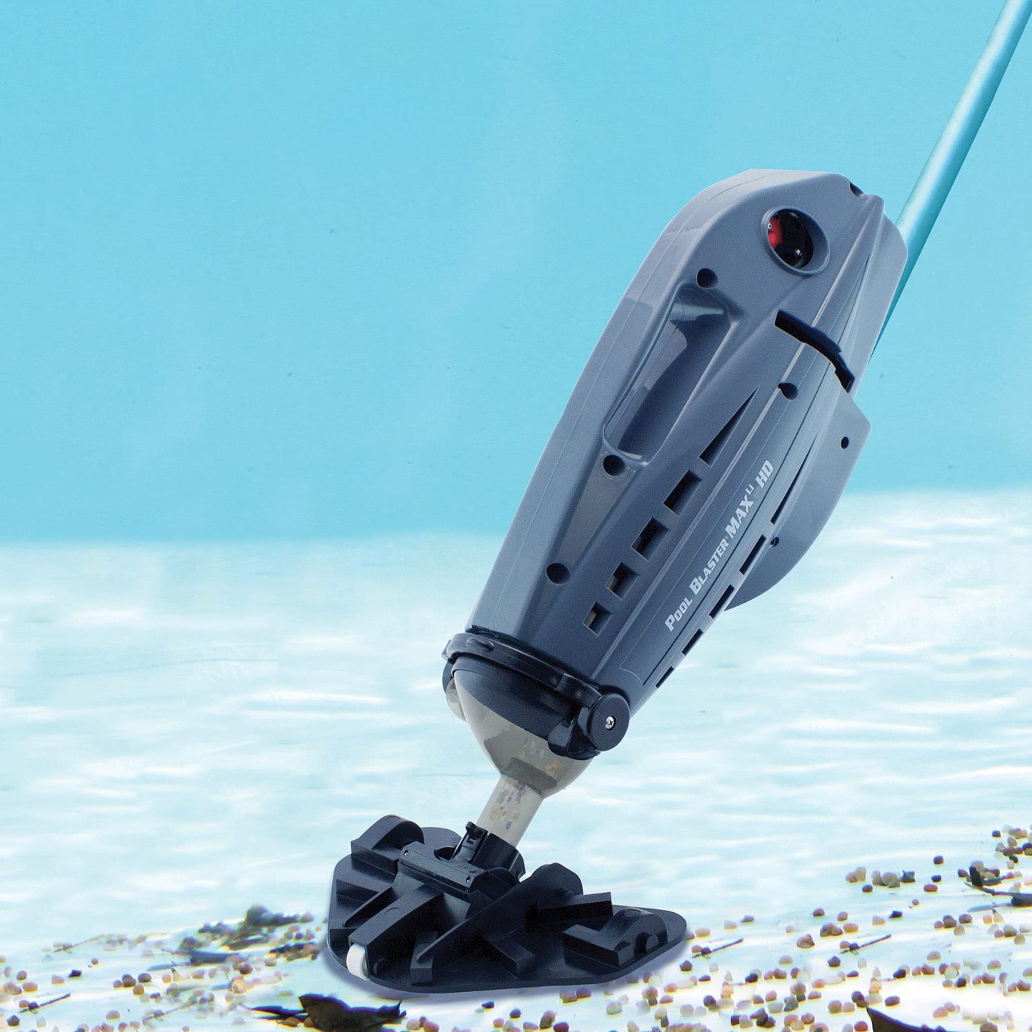 POOL BLASTER Max HD Cordless Pool Vacuum - Heavy-Duty Cleaning with High Capacity, Handheld Rechargeable Swimming Pool Cleaner for Inground & Above Ground Pool, Hoseless Design by Water Tech