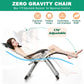 LILYPELLE Zero Gravity Chair, Premium Lawn Recliner Folding Portable Chaise Lounge with Detachable Cushion, Headrest and Cup Holder, Reclining Patio Lounger Chair Black