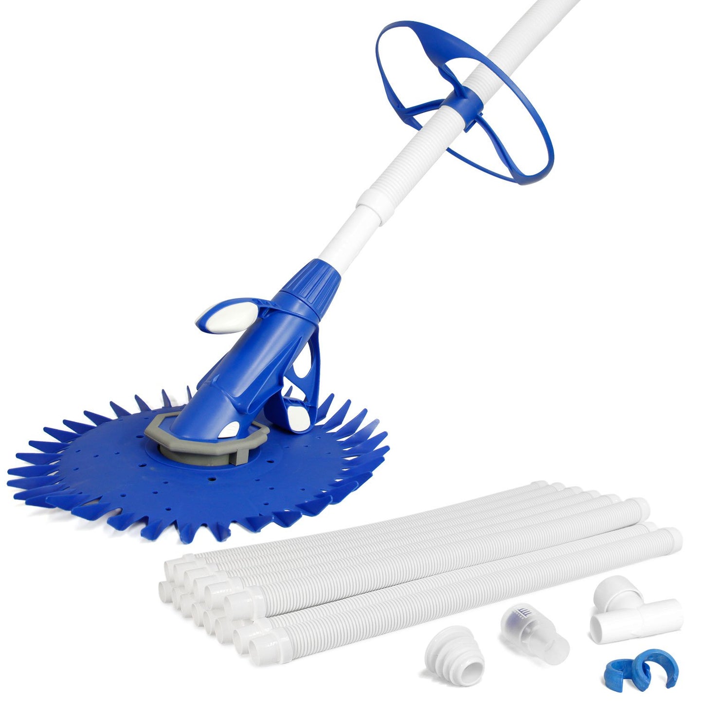 Aspirateur de piscine automatique professionnel US Pool Supply - Aspiration puissante qui élimine les débris de piscine, nettoie les sols, les murs et les marches