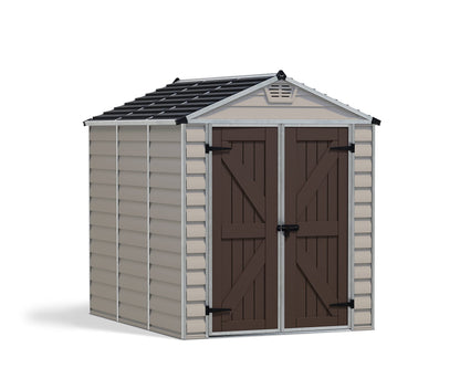 Palram - Canopia SkyLight 6' x 8' Storage Shed - Tan 6' x 8'