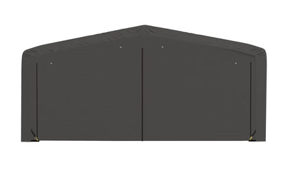 ShelterLogic ShelterTube Abri de garage et de stockage, 20' x 23' x 10', cadre en acier robuste, boîtier résistant au vent et à la neige, gris 20' x 23' x 10' 