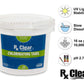 Rx Clear 1-Inch Stabilized Chlorine Tablets | Use As Bactericide, Algaecide, and Disinfectant in Swimming Pools and Spas | Slow Dissolving and UV Protected | 25 Lbs