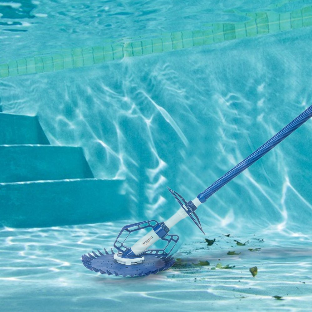 Aspirateur de piscine VINGLI balayeuse automatique piscine effrayant aspirateur sur chenilles