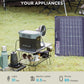 EF ECOFLOW Solar Generator DELTA 2 with 2x220W Portable Solar Panels with 1024Wh LFP Battery