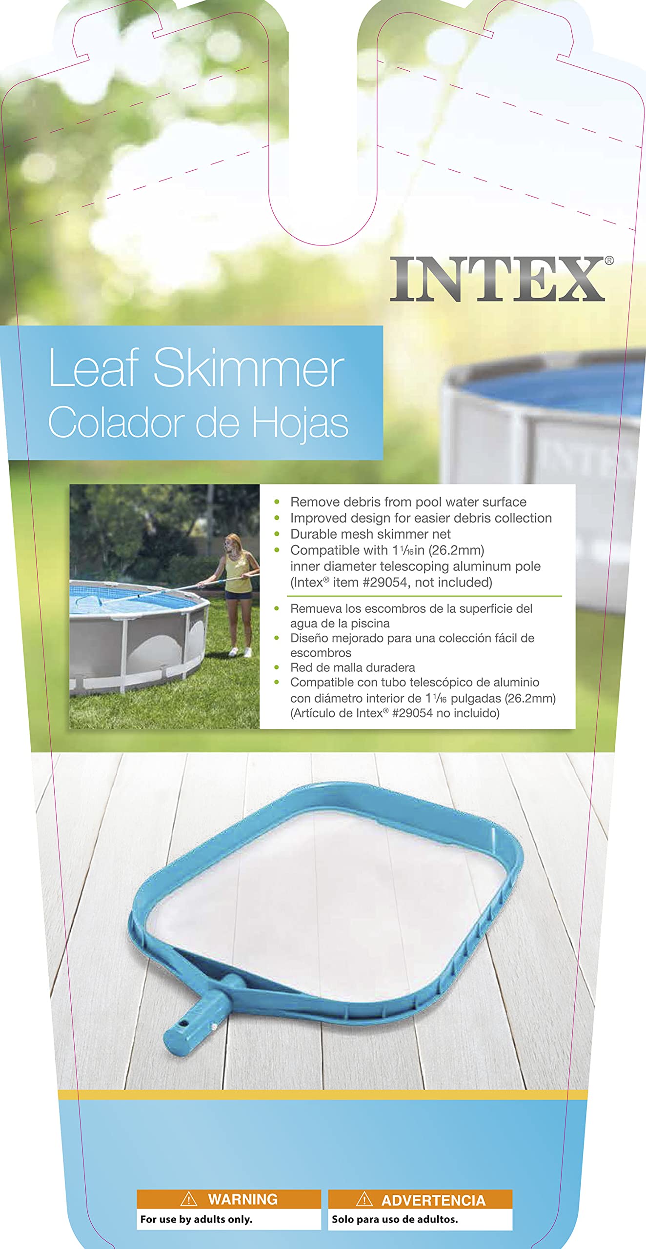 Leaf Skimmer for Above Ground Pool Maintenance