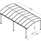 Palram - Canopia Arcadia 6400 Carport - 12' x 21' - Bronze/Gray 12' x 21'