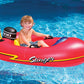 Swimline Speedboat Inflatable Kids Float, Red, 45"/25"/10" Red Speedboat Stinger Raft Pool Float