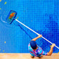 katikies Pool Skimmer Net,Heavy Duty Rake, Swimming Pool Leaf Skim Net,Professional Leaf,Bugs,Cleaning (20 inches-Blue) Blue