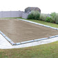 Pool Mate 573060R Sandstone Winter Pool Cover for In-Ground Swimming Pools, 30 x 60-ft.