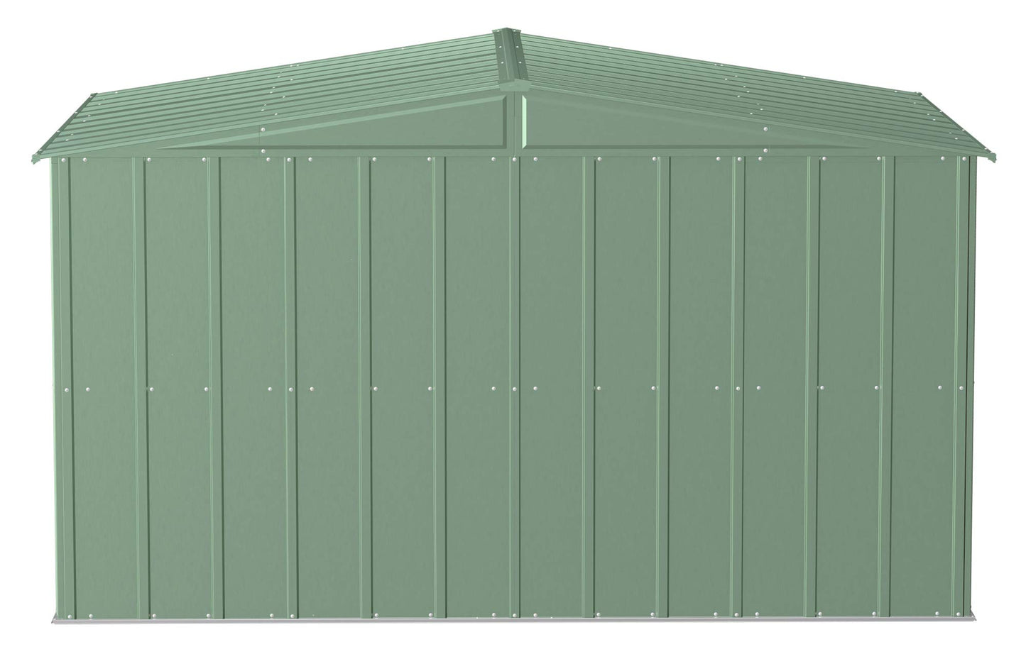 Arrow Shed Classic 10' x 8' Abri de rangement extérieur cadenassable en acier vert sauge 