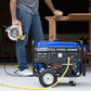 DuroMax XP4400EH Dual Fuel Portable Generator-4400 Watt Gas or Propane Powered with Electric Start