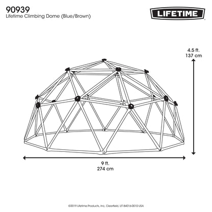 Lifetime Geometric Dome Climber Play Center, Earthtone 60-Inch