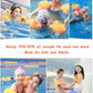 Topsung Floaties Inflatable Swim Arm Bands Rings Floats Tube Armlets for Kids and Adult Dark Blue