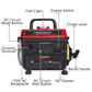 PowerSmart 1200 Watts Gas Powered Portable Generator, Ultralight, EPA & CARB Compliant
