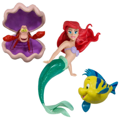 SwimWays Little Mermaid Disney Dive Characters Jouet de piscine pour enfants - Princesse Ariel, Flounder et Sebastian, jouets de bain et fournitures de fête à la piscine