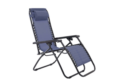 Chaise Zero Gravity-Bleu Bleu