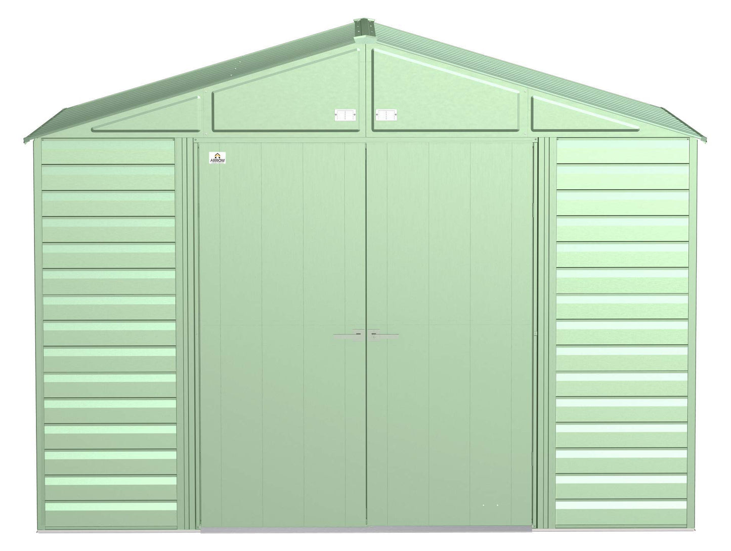 Arrow Shed Select Hangar de rangement extérieur verrouillable en acier, 10' x 8', vert sauge 