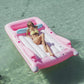 FUNBOY Giant Inflatable Luxury Pink Retro Convertible Classic Sports Car Pool Float, Two Cupholders, Luxury Float for Summer Pool Parties and Entertainment