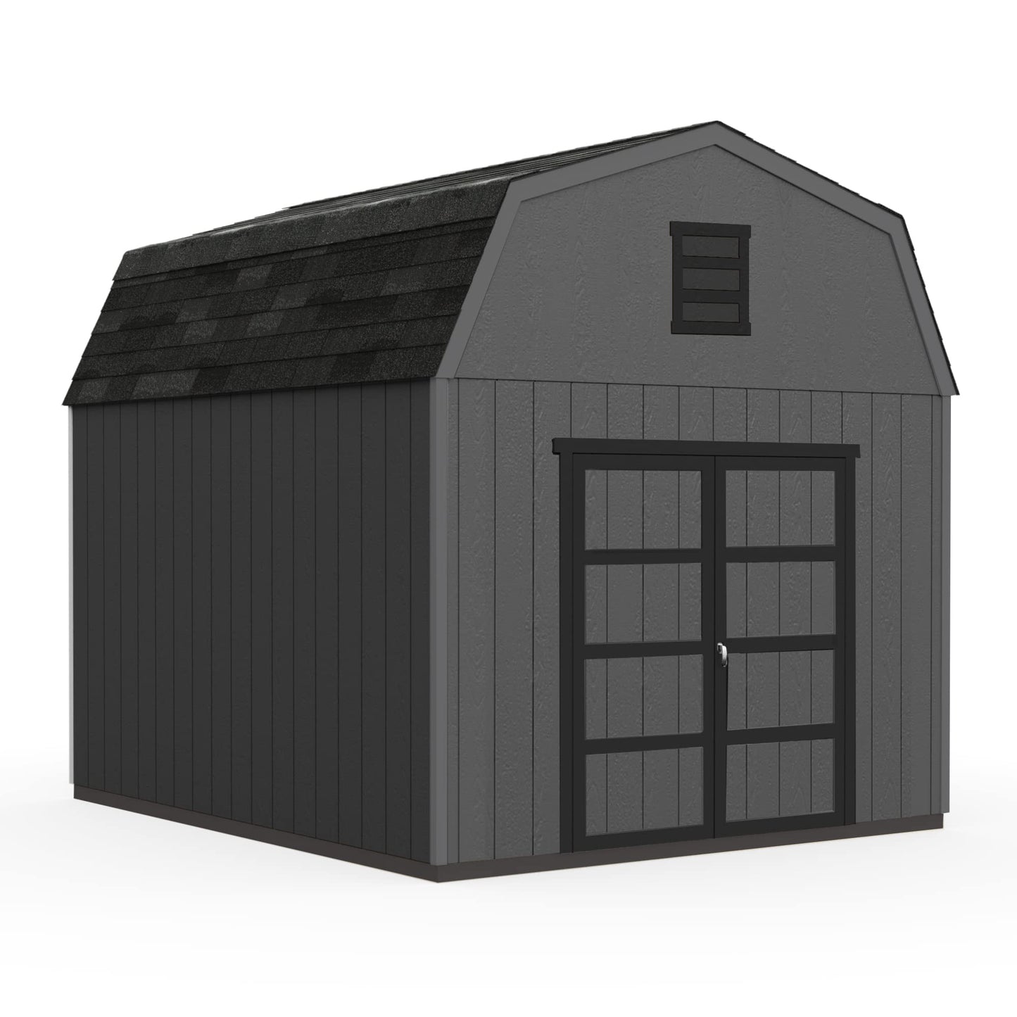 Handy Home Products Hangar de rangement en bois à faire soi-même avec plancher Braymore 10 x 12 