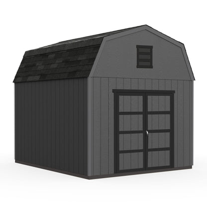 Handy Home Products Braymore 10x12 Do-It-Yourself Wooden Storage Shed with Floor