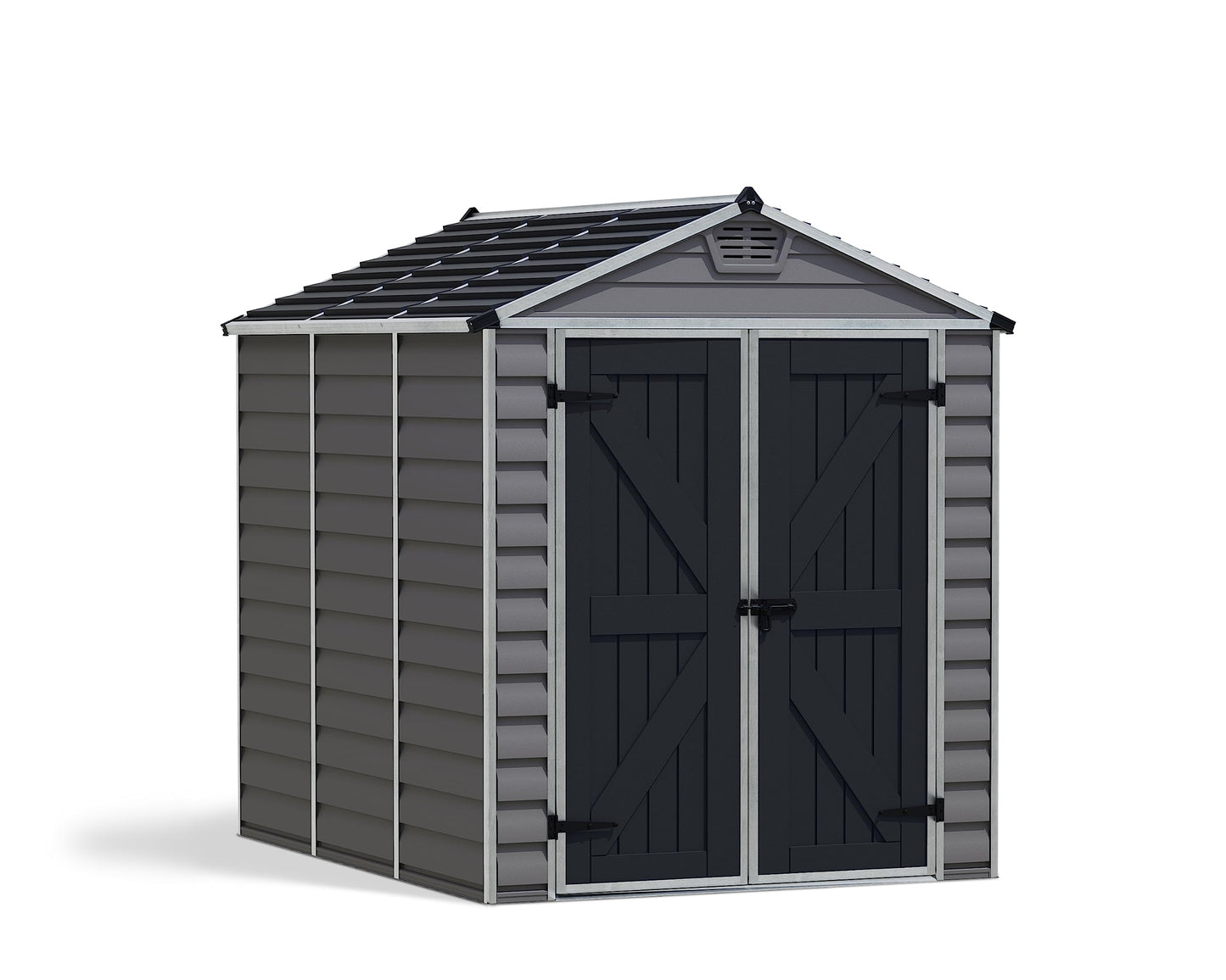 Palram - Canopia SkyLight 6' x 8' Storage Shed - Gray 6' x 8'