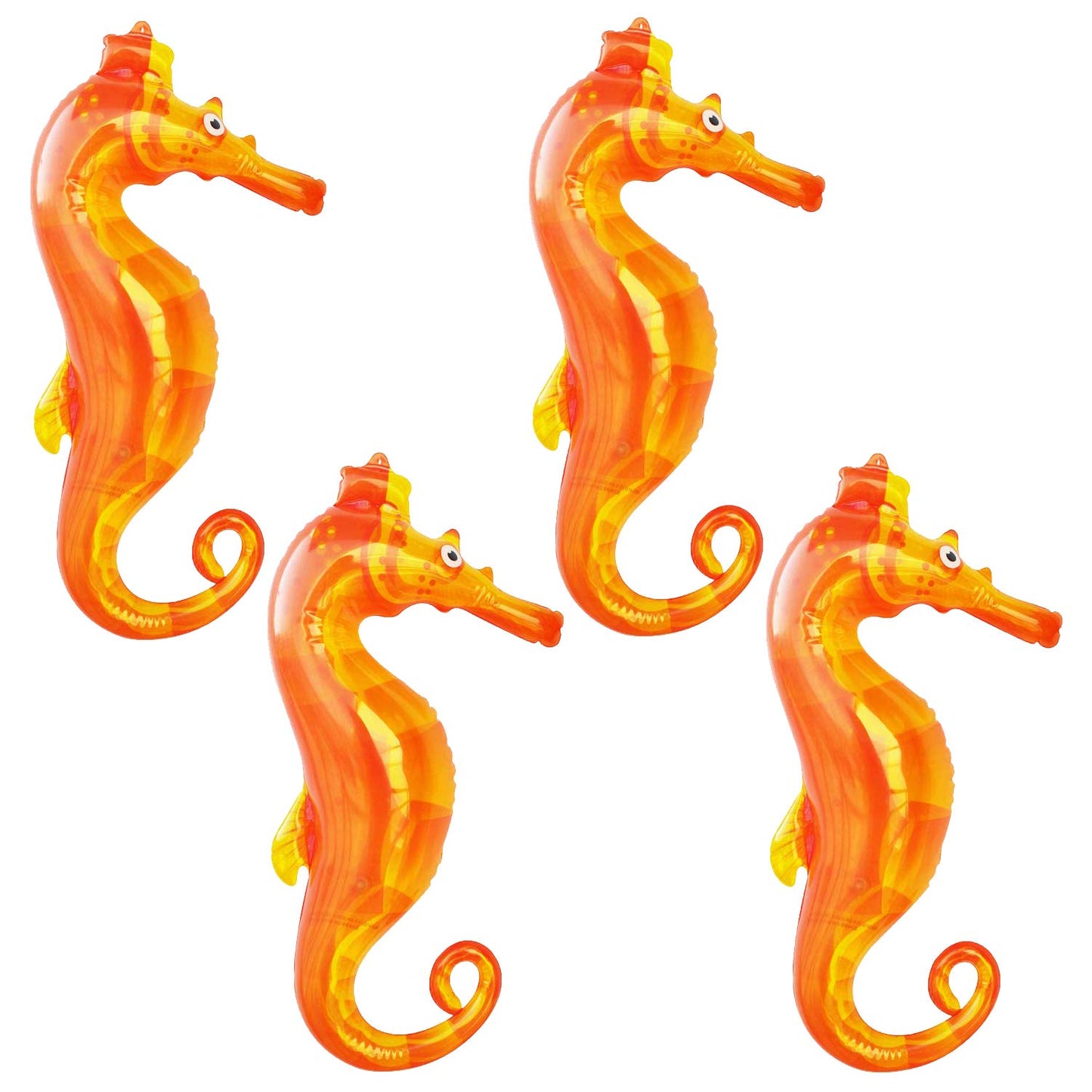 Jet Creations Inflatable Animals Seahorse 20 inches High Best for Party Pool Supplies Favors Birthday Gifts,for Kids and Adults an-SEAH4, Multi
