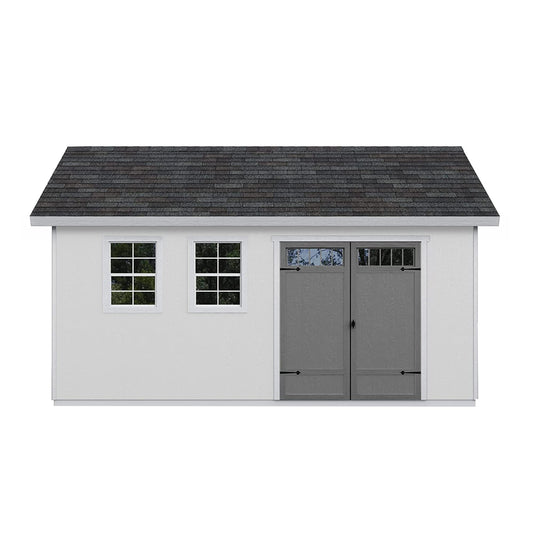 Handy Home Products Scarsdale 10x16 Do-It-Yourself Wooden Storage Shed