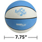 DUNNRITE Products Midsize Water Basketballs - Choose Between Three Colors, for Swimming Pool Basketball Hoops and Swimming Pool Games Blue PoolSport (7.75")