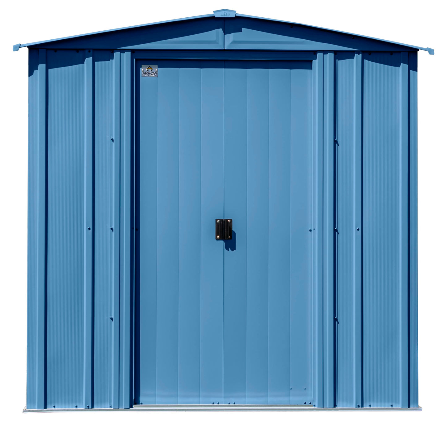 Arrow Shed Classic 6' x 7' Outdoor Padlockable Steel Storage Shed Building,Blue Grey Blue Grey 6' x 7'