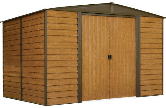 Arrow WR108 Woodridge EG, 10 by 8-Feet Steel Storage Shed, 10' by 8'