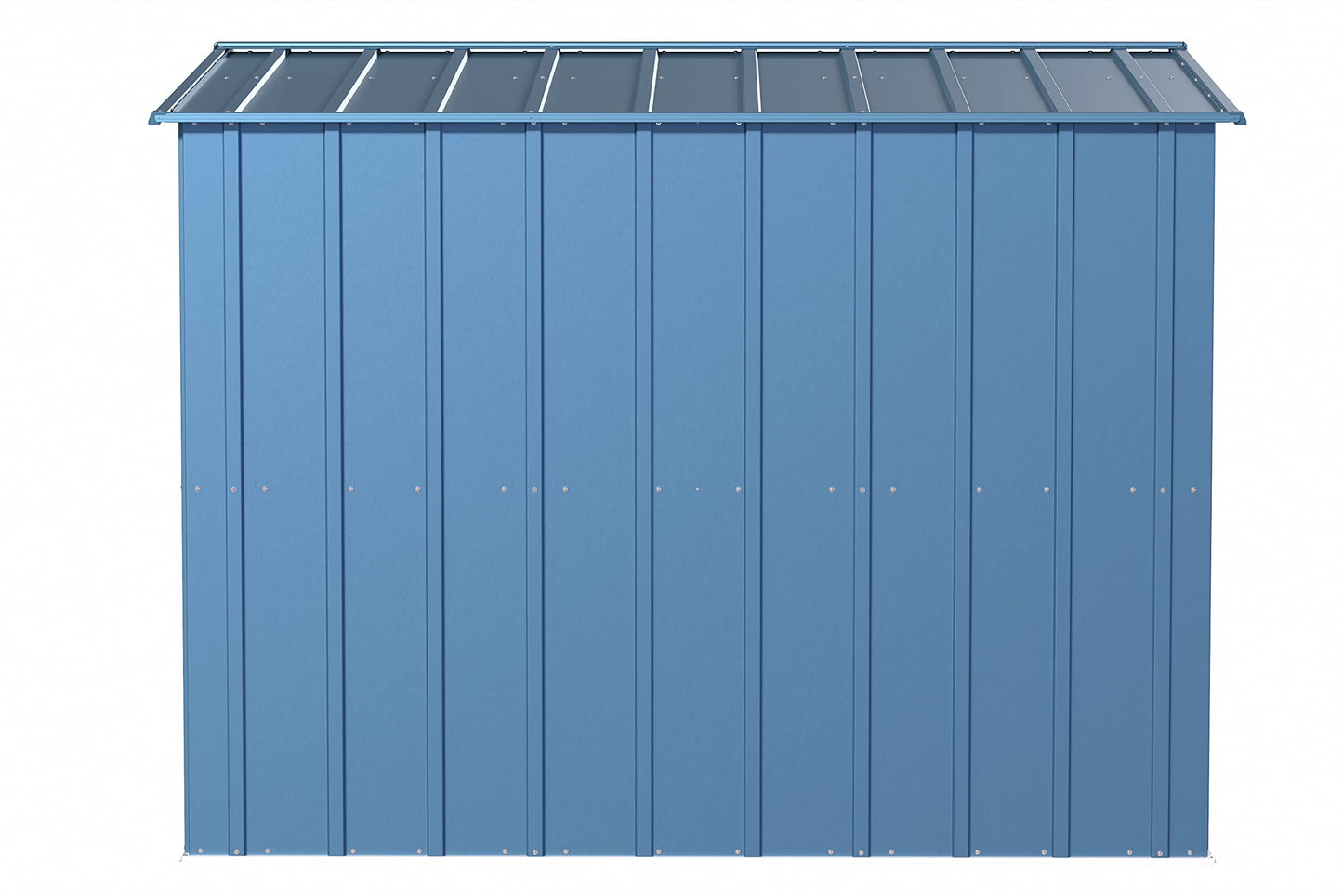 Arrow Shed Classic 8' x 8' Abri de rangement extérieur cadenassable en acier bleu gris 8' x 8' 