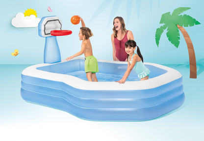 Intex Shootin' Hoops Swim Center Piscine familiale à partir de 3 ans