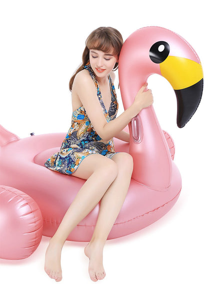 Jasonwell Gonflable Géant Flamant Rose Flotteur de Piscine avec Valves Rapides Summer Beach Piscine Floatie Lounge Flottant Radeau Décorations de Fête Jouets pour Adultes Enfants X-Large