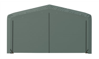 ShelterLogic ShelterTube Abri de garage et de stockage, 20' x 32' x 12', cadre en acier robuste, boîtier résistant au vent et à la neige, vert 20' x 32' x 12' 