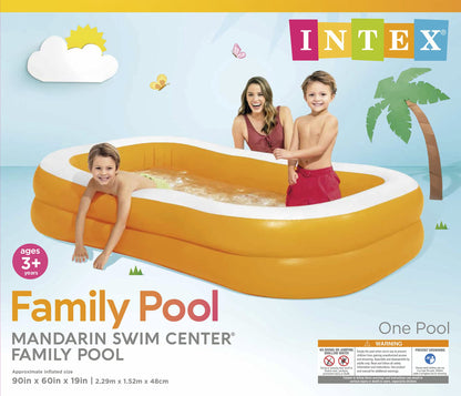 Piscine familiale Intex Mandarin Swim Center, 90" x 60" x 19", à partir de 3 ans