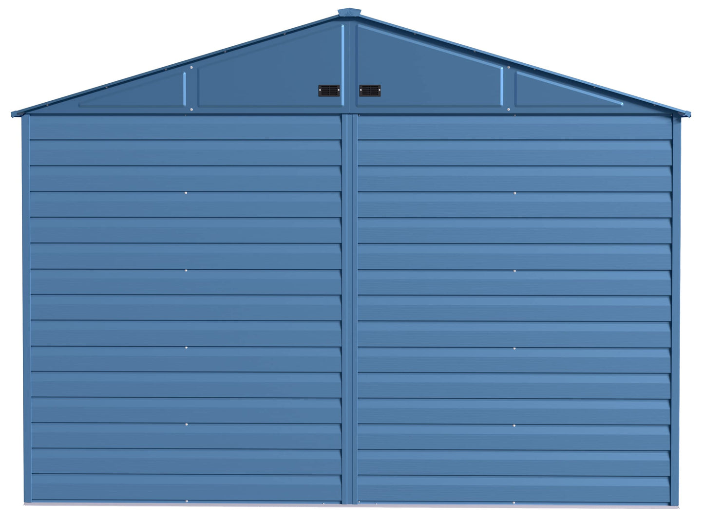 Arrow Shed Select Hangar de rangement extérieur verrouillable en acier, 10' x 12', bleu gris 