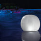 Intex Floating LED Inflatable Ball Light with Multi-Color Illumination, Battery Powered