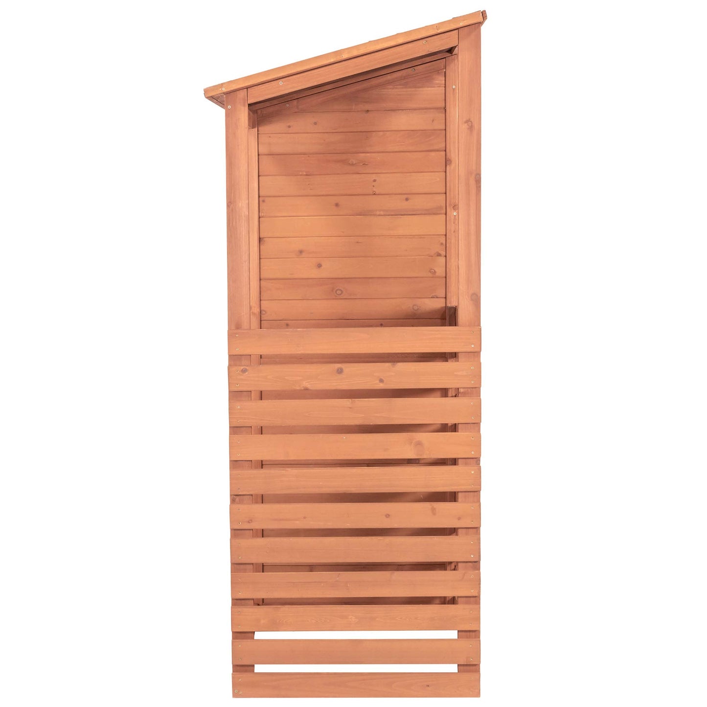 Leisure Season CFS7181-U Abri de stockage combiné pour bois de chauffage Marron moyen 